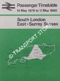 Passenger Timetable - South London, East-Surrey, Sussex, 14 May 1979 to 11 May 1980 by British Railways Southern Region
